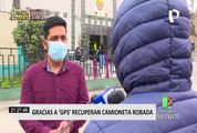 Lima Norte: familia recupera auto robado gracias a GPS de celular