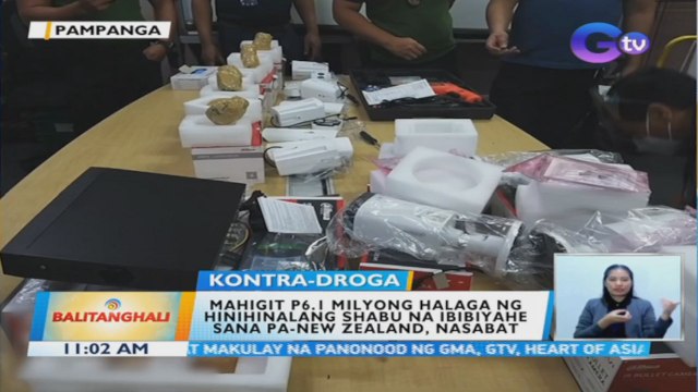 Mahigit P6.1 milyong halaga ng hinihinalang shabu na ibibiyahe sana pa-New Zealand, nasabat | BT