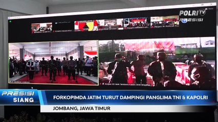 Panglima TNI dan Kapolri Kunjungi Vaksinasi di Pesantren Tebu Ireng Jombang