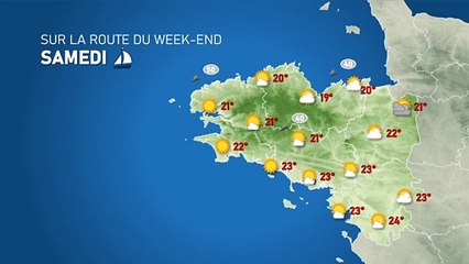 Sur la route du week-end: nuages et éclaircies