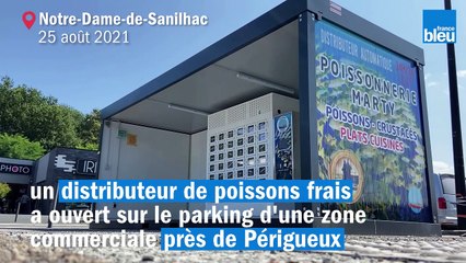 En Dordogne, un distributeur automatique de poisson frais ouvert 24h sur 24