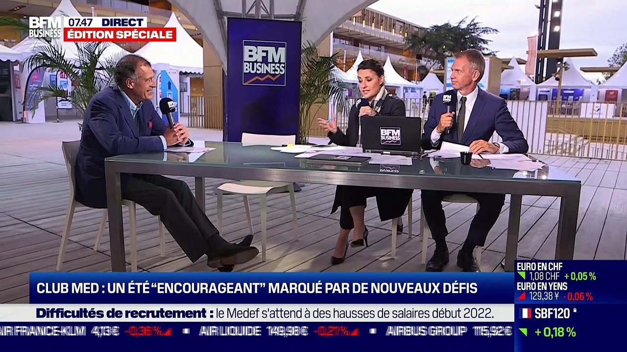 Henri Giscard d'Estaing (Club Med) : Club Med, un été "encourageant" marqué par de nouveaux défis - 26/08