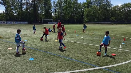 Entraînement école de foot