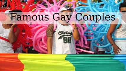 7 famous gay couples who are not afraid to show up