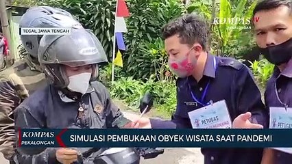 Simulasi Pembukaan Obyek Wisata Saat Pandemi