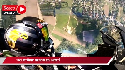 SOLOTÜRK'ün Polonya'daki gösterisi nefesleri kesti