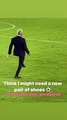Omg DAVID Beckham trick in football ground