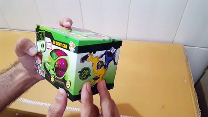 Unboxing and Review of ben10 3d light car for your kids gift