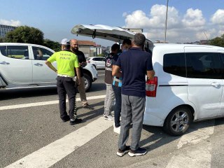 Beykoz'da çakar denetimi gerçekleştirildi