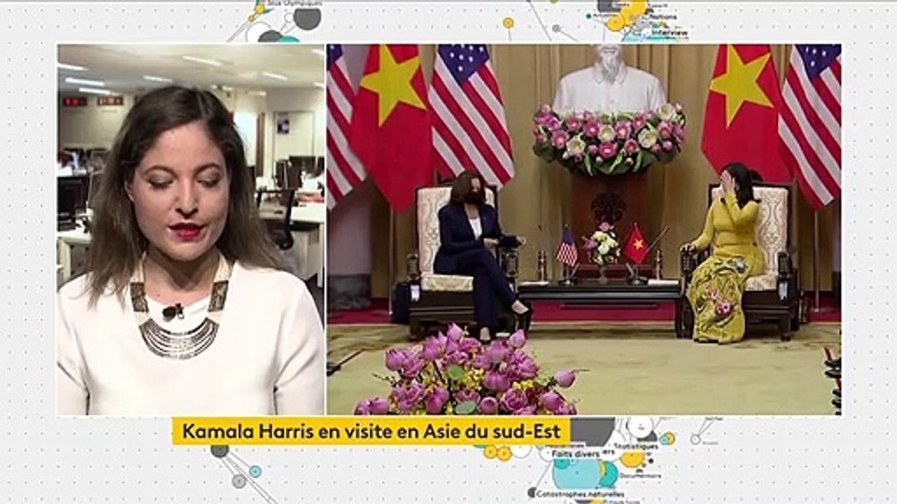 Conflit Chine-États-Unis : la vice-présidente américaine Kamala Harris en déplacement en Asie du Sud-Est