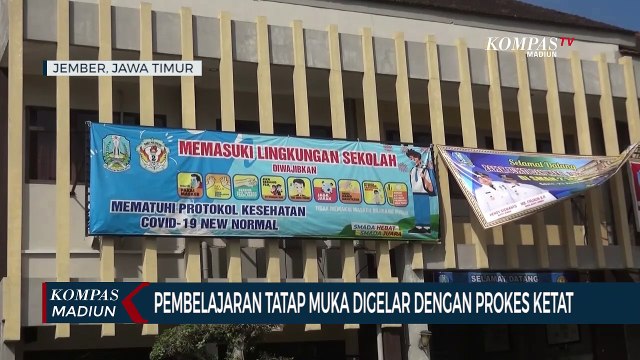 Pembelajaran Tatap Muka Digelar Dengan Prokes Ketat
