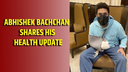 Abhishek Bachchan is all 'patched-up' post 'freak' accident