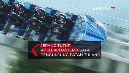 Jepang Tutup Rollercoaster, Usai 4 Pengunjung Laporkan Patah Tulang