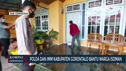 Polisi Dan Mahasiswa Bantu Warga Yang Isoman