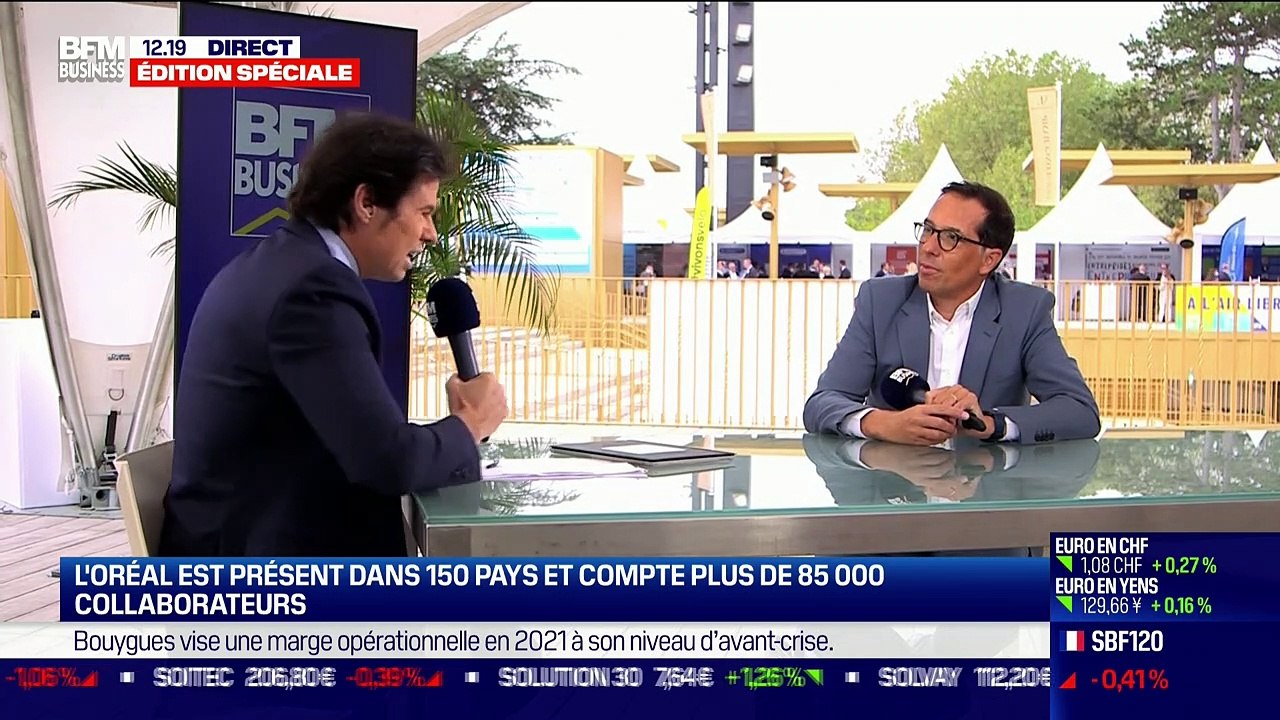 Nicolas Hieronimus (L'Oréal) : L'Oréal est présent dans 150 pays - 26/08