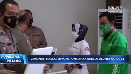 Alumni Akpol 94, Gelar Bakti Sosial dan Vaksinasi Massal di Kota Pontianak