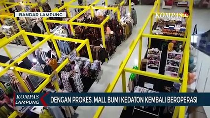 Terapkan Prokes, Mal Boemi Kedaton Kembali Beroperasi