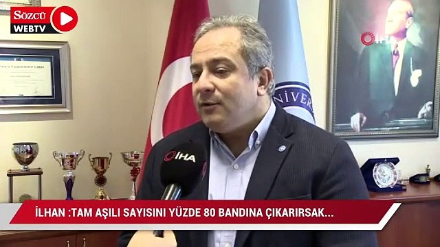 Bilim Kurulu Üyesi İlhan: “Tam aşılı vatandaşlarda yüzde 80 bandına çıkarsak Delta varyantı da olsa yayılımın daha az olacağını söylemek mümkün”