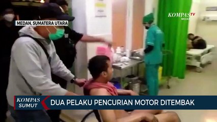 Polisi Tembak Pelaku Curanmor di Medan