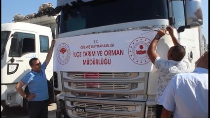 Hayırseverlerden orman yangınlarında mağdur olan üreticilere destek