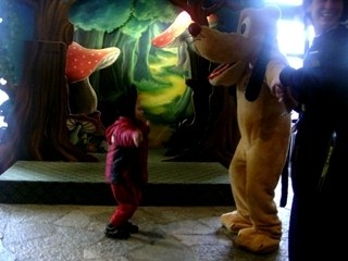 La danse de Fabrice et de Pluto