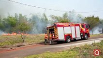 Incêndio ambiental nesta quarta-feira deixa Umuarama encoberta por fumaça