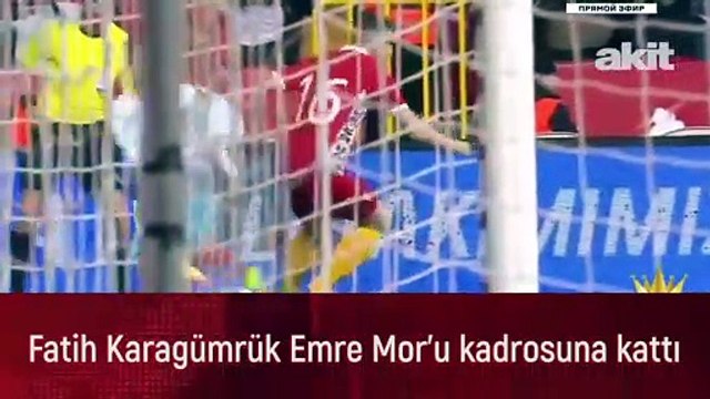Fatih Karagümrük Emre Mor’u kadrosuna kattı