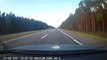 Car Crosses Into Oncoming Highway Lanes