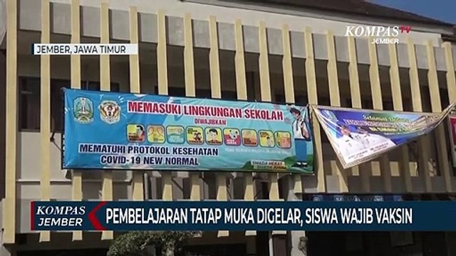 Pembelajaran Tatap Muka Mulai Digelar, Siswa Wajib Membawa Sertifikat Vaksin