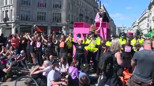 Über 90 Festnahmen bei Klima-Protesten im Zentrum von London