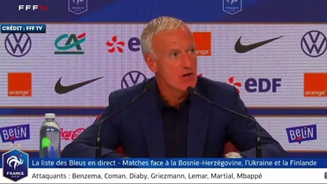 Didier Deschamps n'a pas pensé à arrêter les Bleus