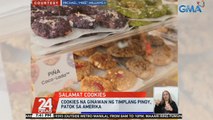 Cookies na ginawan ng timplang Pinoy, patok sa Amerika | 24 Oras