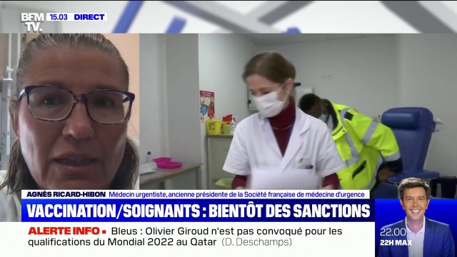 Vaccination des soignants: pour le Dr Agnès Ricard-Hibon, on a quand même vu des situations assez dramatiques qui permettent de convaincre [les indécis]