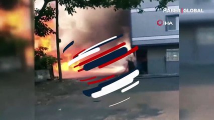 Elektrik tellerine sıçrayan yangın korku saçtı