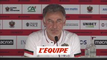 Galtier : «Ne pas sanctionner de manière radicale» - Foot - L1 - Nice