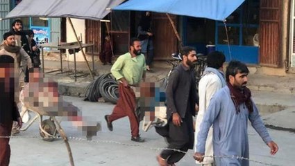 Patlamanın meydana geldiği Kabil Havalimanı çevresinden ilk görüntüler