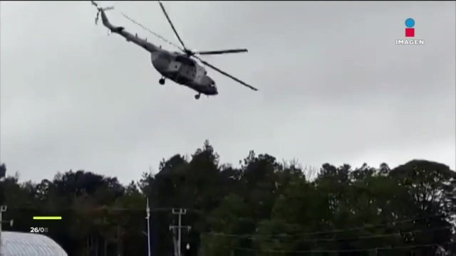 VIDEO: secretario de Gobierno de Veracruz sufre accidente en helicóptero