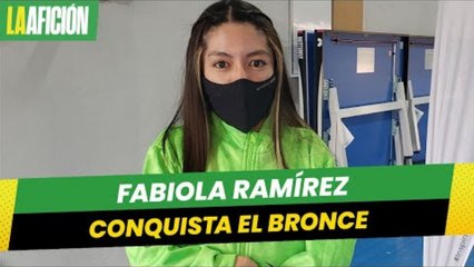 "Me siento súper orgullosa": La reacción de Fabiola Ramírez tras ganar el bronce en Tokio 2020