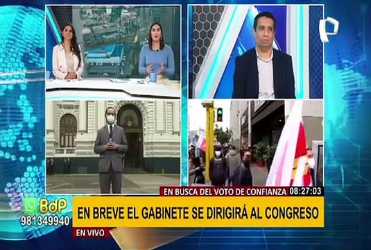 Gabinete Bellido solicitará voto de confianza al Congreso