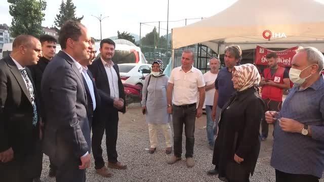 Yeniden Refah Partisi Genel Başkanı Erbakan: Sinop'ta büyük bir dram, çok büyük bir acı yaşanmış