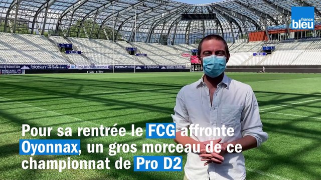 Rugby avant match FCG Oyonnax