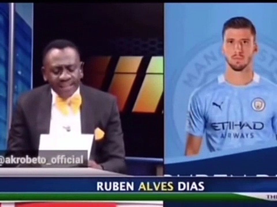 Akrobeto miss pronouncing the Man city player’s name