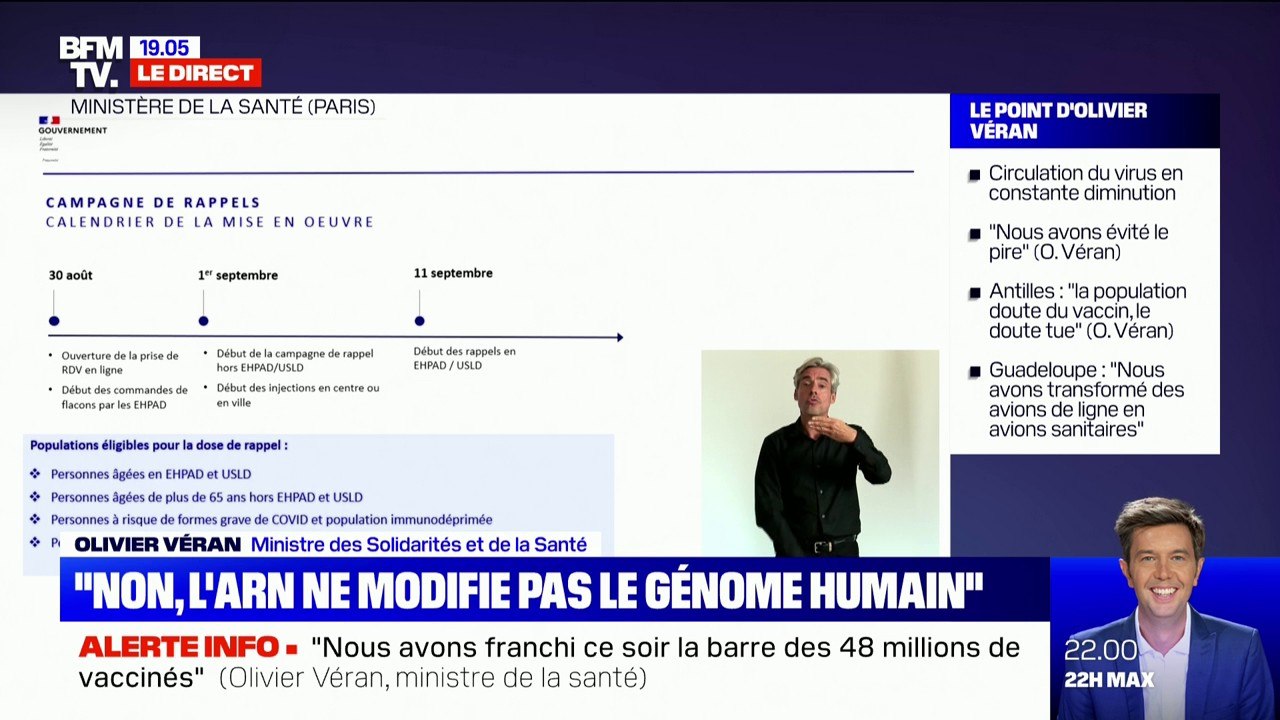 Troisième dose de vaccin anti-Covid: Olivier Véran fait le point sur le calendrier