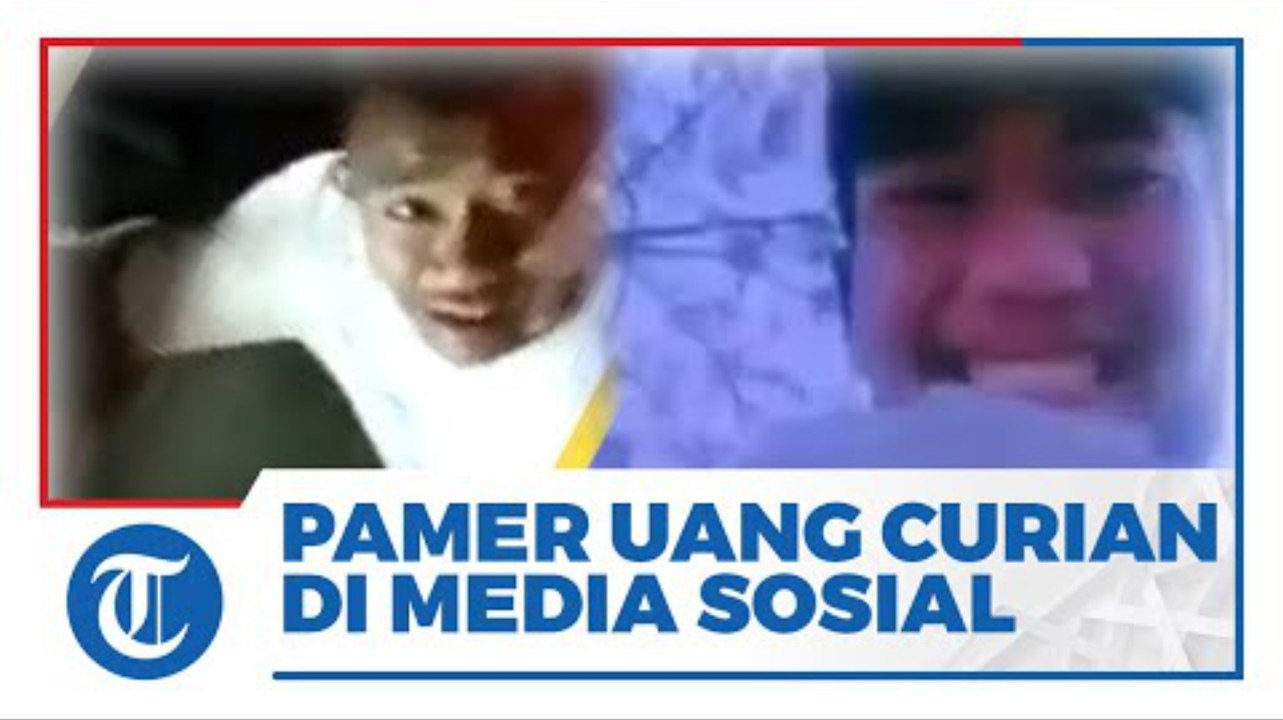 Video Detik-detik Penjambret Pamer Uang Hasil Merampas Korbannya di Media Sosial