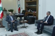 AB'nin Lübnan Büyükelçisi Tarraf, Lübnan Cumhurbaşkanı Avn ile görüştü