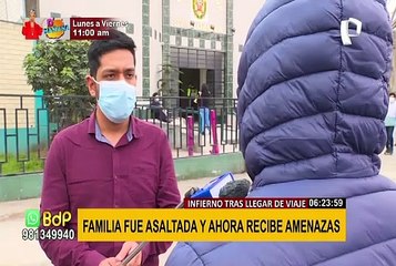 Comas: Familia llega de viaje y les roban todo tras salir del aeropuerto