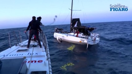 LA SOLITAIRE DU FIGARO 2021 : DAVID PAUL - STOPPÉ EN PLEINE MER PAR UN FILET DE PÊCHE