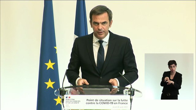 Conférence de presse du jeudi 26 août sur la situation sanitaire et la campagne de vaccination