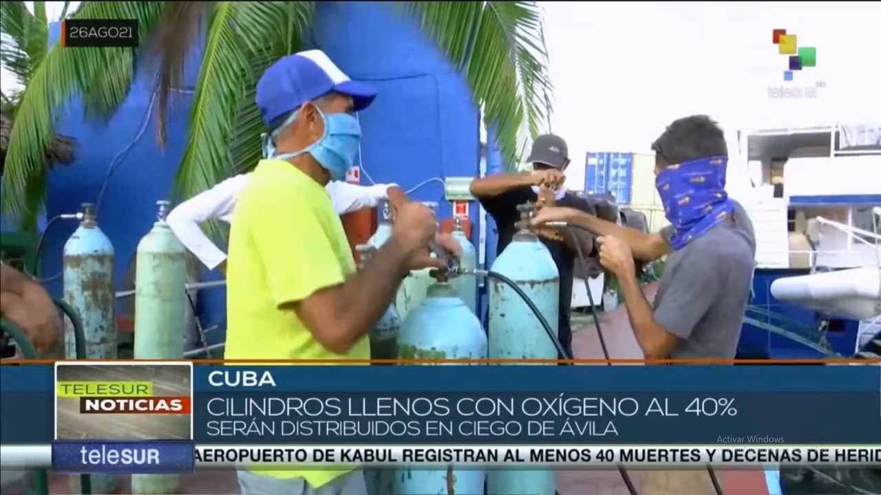 Gobierno cubano busca alternativas para garantizar suministro de oxígeno a hospitales