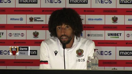 Nice - Dante : "Se concentrer sur nos objectifs"